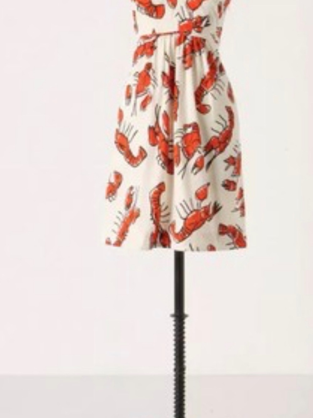 Anthropologie Edme and Esyllte Lobster and Crawfish dress